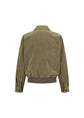AMOMENTO VELVET ZIP UP JUMPER/BLK