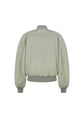 AMOMENTO RIBBED SILKY BLOUSON