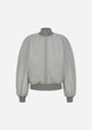 AMOMENTO RIBBED SILKY BLOUSON
