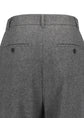 TAPERED WOOL PANTS