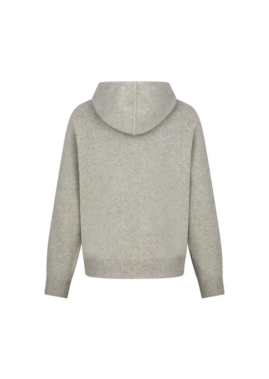 AMOMENTO RACOON HOODIE KNIT