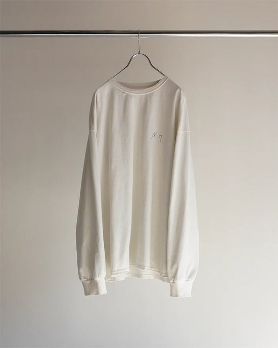 EMBROIDERY DYED LS T-SHIRT