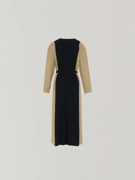 AKIRANAKA Kate front pleats dress BKBE