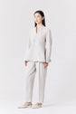 CFCL MILAN COLLARLESS FLARE JACKET