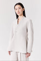 CFCL MILAN COLLARLESS FLARE JACKET