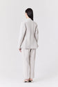 CFCL MILAN COLLARLESS FLARE JACKET