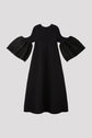 CFCL POTTERY LUCENT LONG BELL SLEEVE FLARE DRESS