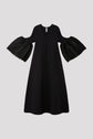 CFCL POTTERY LUCENT LONG BELL SLEEVE FLARE DRESS
