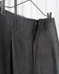 saby TWO TUCK TROUSERS-Bishu Japan Flow dyeing Fab-