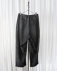 saby TWO TUCK TROUSERS-Bishu Japan Flow dyeing Fab-