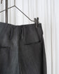 saby TWO TUCK TROUSERS-Bishu Japan Flow dyeing Fab-