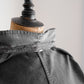 1940~1950’s French Vintage Black moleskin work jacket