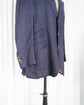 Made in ITALT Yves Saint Laurent Linen Check Shirt Jacket