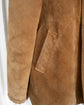 80s Burberrys Leather Car Coat with Corduroy Collar & Wool Nova Check Lining Made in SPAIN