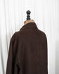 90s allegri  Microfiber Faux Suede Zip & Button Half Coat  Made in ITARY