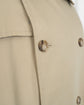80s BALLANTYNE "LONDRA/B" Cotton Gabardine Double Breasted Trench Coat Made in ITARY