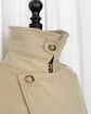 80s BALLANTYNE "LONDRA/B" Cotton Gabardine Double Breasted Trench Coat Made in ITARY