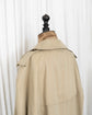 80s BALLANTYNE "LONDRA/B" Cotton Gabardine Double Breasted Trench Coat Made in ITARY