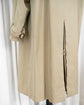 80s BALLANTYNE "LONDRA/B" Cotton Gabardine Double Breasted Trench Coat Made in ITARY