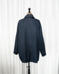 80s PRADA "Light Blue Tag" Double Breasted Tessuto Nylon Short Coat "Design by Miuccia Prada"