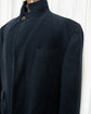 1990s Loro Piana Peached Moleskin Single Chesterfield Coat Made in ITARY