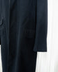 1990s Loro Piana Peached Moleskin Single Chesterfield Coat Made in ITARY