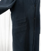 1990s Loro Piana Peached Moleskin Single Chesterfield Coat Made in ITARY