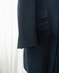 1990s Loro Piana Peached Moleskin Single Chesterfield Coat Made in ITARY