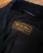 1990s Loro Piana Peached Moleskin Single Chesterfield Coat Made in ITARY