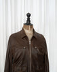 BRUNELLO CUCINELLI A-2 Type Nappa Leather Military Bomber Jacket Made in ITARY