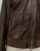 BRUNELLO CUCINELLI A-2 Type Nappa Leather Military Bomber Jacket Made in ITARY