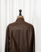 BRUNELLO CUCINELLI A-2 Type Nappa Leather Military Bomber Jacket Made in ITARY