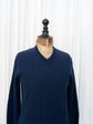2000s MADE IN ITARY BALLANTYNE Pure Cashmere Vneck Birdseye Knit Size 46