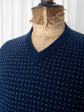 2000s MADE IN ITARY BALLANTYNE Pure Cashmere Vneck Birdseye Knit Size 46