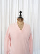 1980s MADE IN SCOTLAND BALLANTYNE Pure Cashmere Vneck Knit Size 40