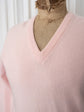 1980s MADE IN SCOTLAND BALLANTYNE Pure Cashmere Vneck Knit Size 40