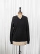 1990s MADE IN SCOTLAND BALLANTYNE Pure Cashmere Vneck Knit Size 42