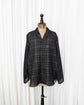 Saby LAPEL SHIRT -Bishu Japan Wool Plaid FAB -