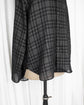 Saby LAPEL SHIRT -Bishu Japan Wool Plaid FAB -