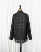 Saby LAPEL SHIRT -Bishu Japan Wool Plaid FAB -