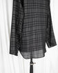 Saby LAPEL SHIRT -Bishu Japan Wool Plaid FAB -