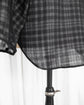 Saby LAPEL SHIRT -Bishu Japan Wool Plaid FAB -