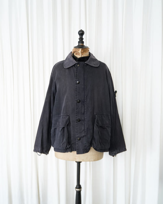 Early 1990s Stone island Blue raso gommato jacket