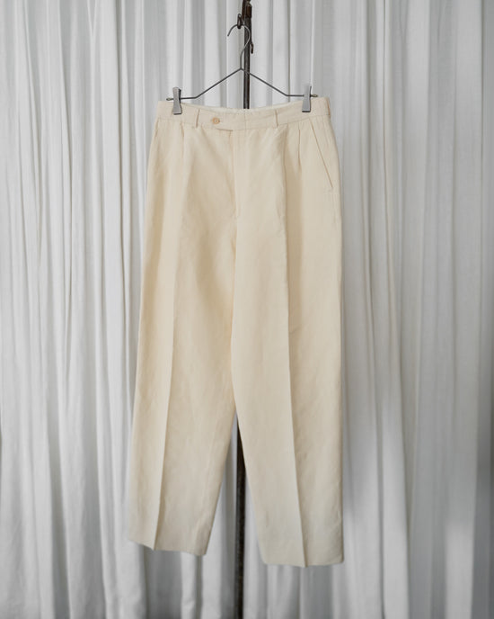 Made in Italy YVES SAINT LAURENT Silk Linen trousers