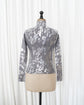 SOFT PORTRAIT FOIL HIGHNECK LONG SLEEVE TOP
