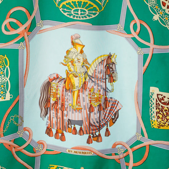 HERMES カレ90 ”tassel poly scarf"