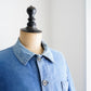 1940’s LE MONT ST MICHEL Blue moleskin work jacket "V pocket"