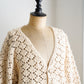 Crochet Cotton Cardigan "Solid" C