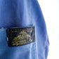 1940’s French Vintage LE MONT ST MICHEL Blue moleskin work jacket "V pocket"