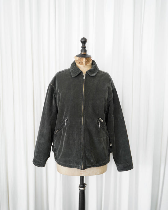 Made in Euro OXBOW Corduroy zip jacket